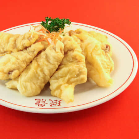 豚の天ぷら | 吹田で老舗中華料理のテイクアウト・デリバリーなら中華料理店珉龍吹田本店