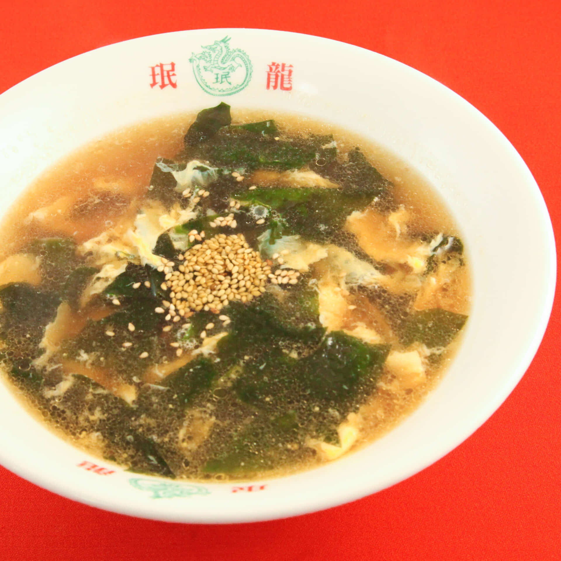わかめスープ わかめスープ | 吹田で老舗中華料理のテイクアウト・デリバリーなら中華料理店珉龍吹田本店