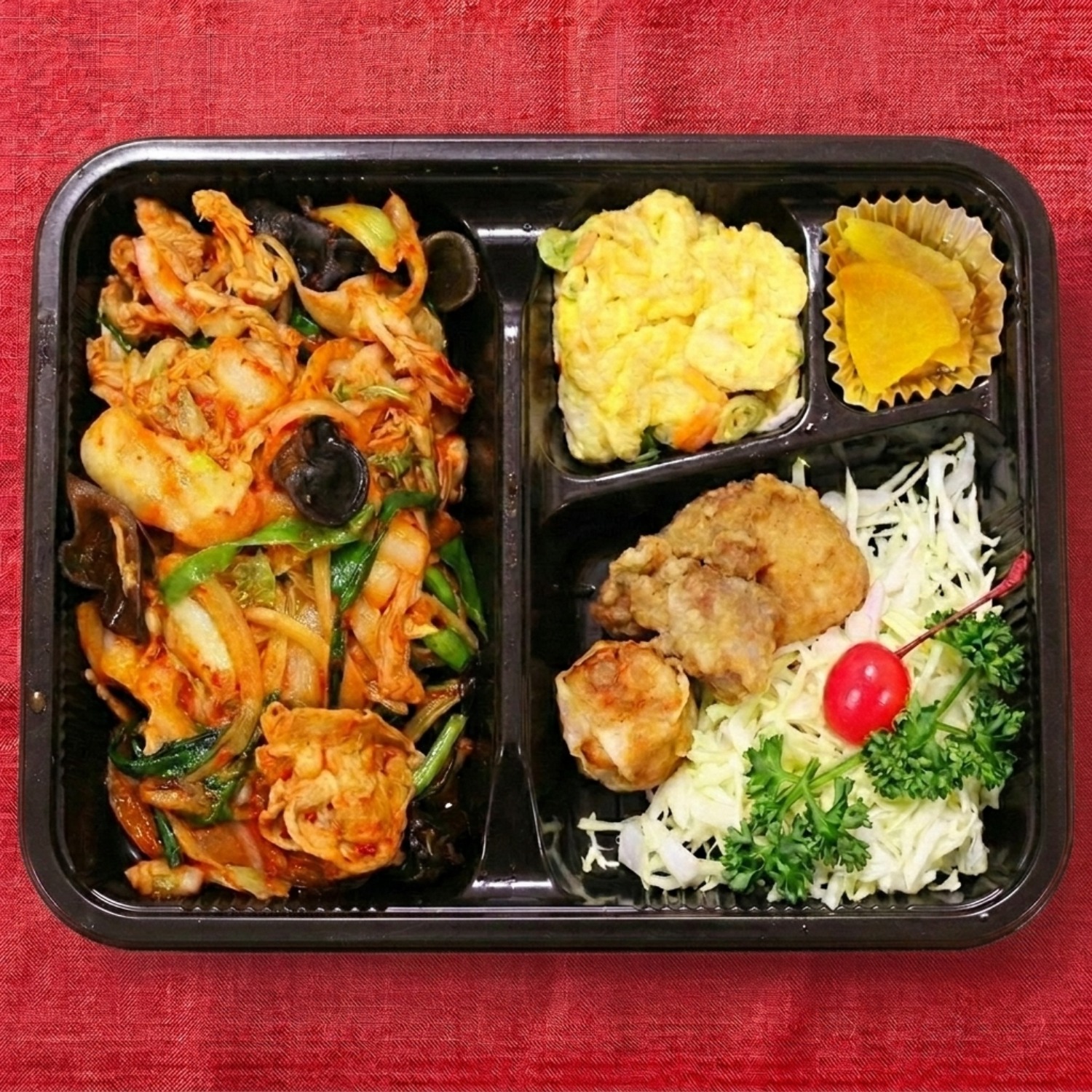 豚キムチ定食 豚キムチ定食 | 吹田で老舗中華料理のテイクアウト・デリバリーなら中華料理店珉龍吹田本店